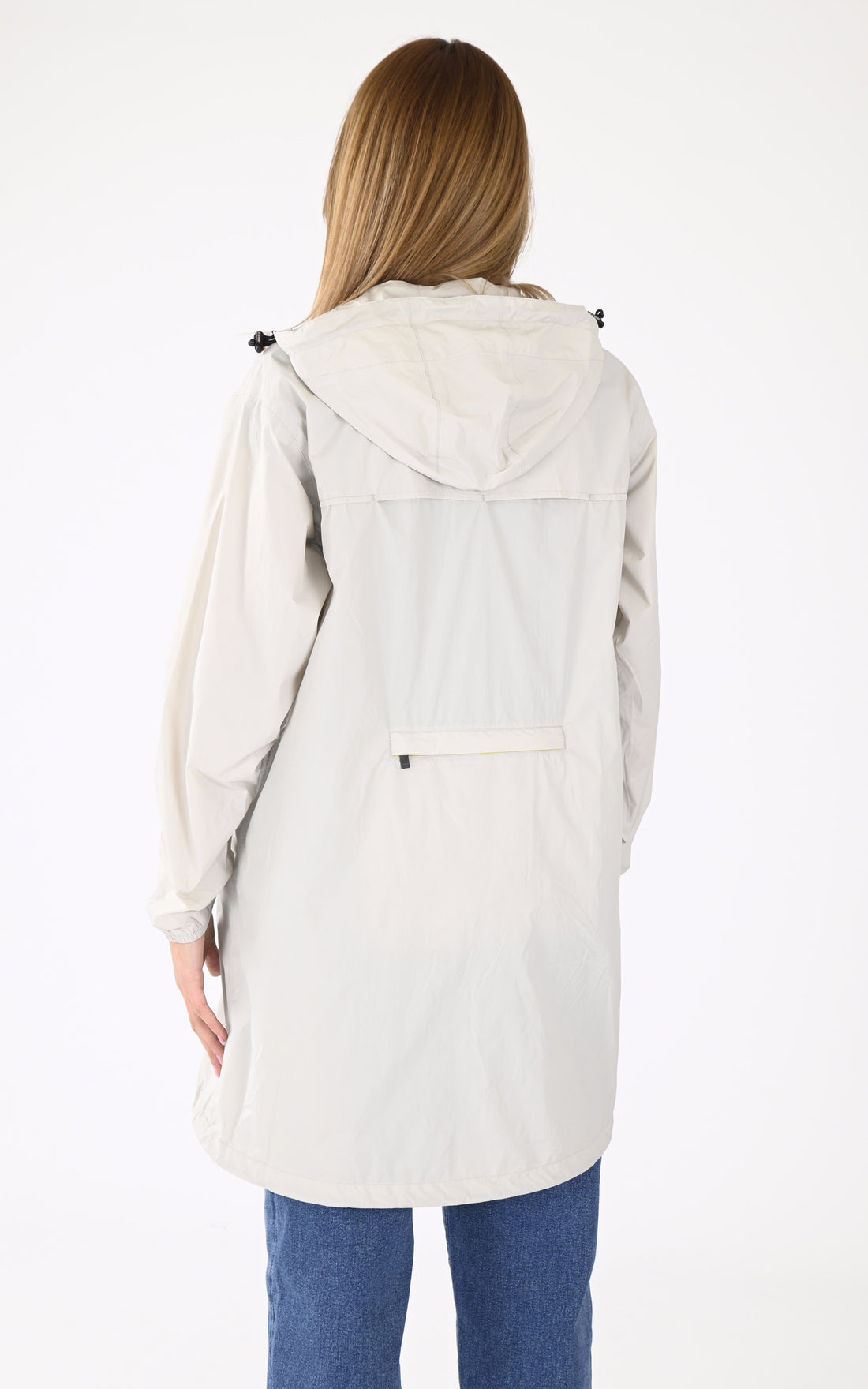 A "EIFFEL EAST K2132XW" Beige K-Way 3/4 Mixte opened photo