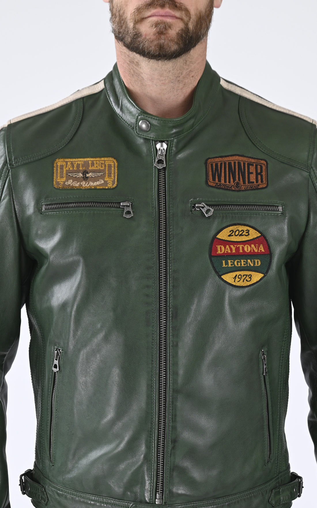 A "WARTBURG 102832" Vert Daytona 73 Blouson Homme opened photo