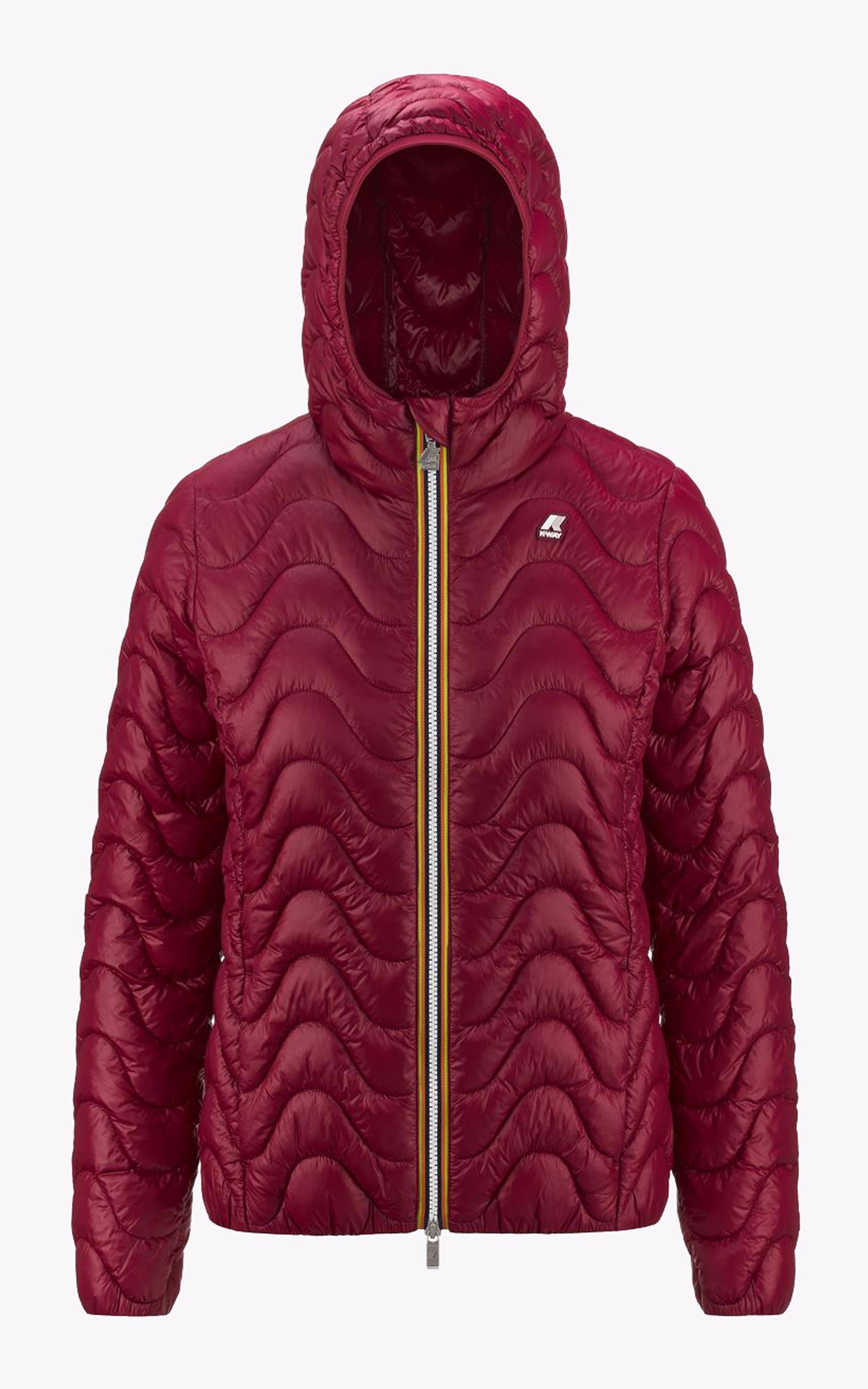A "LILY ECO WARM K5126IW" Rouge K-Way Blouson Femme details photo 5