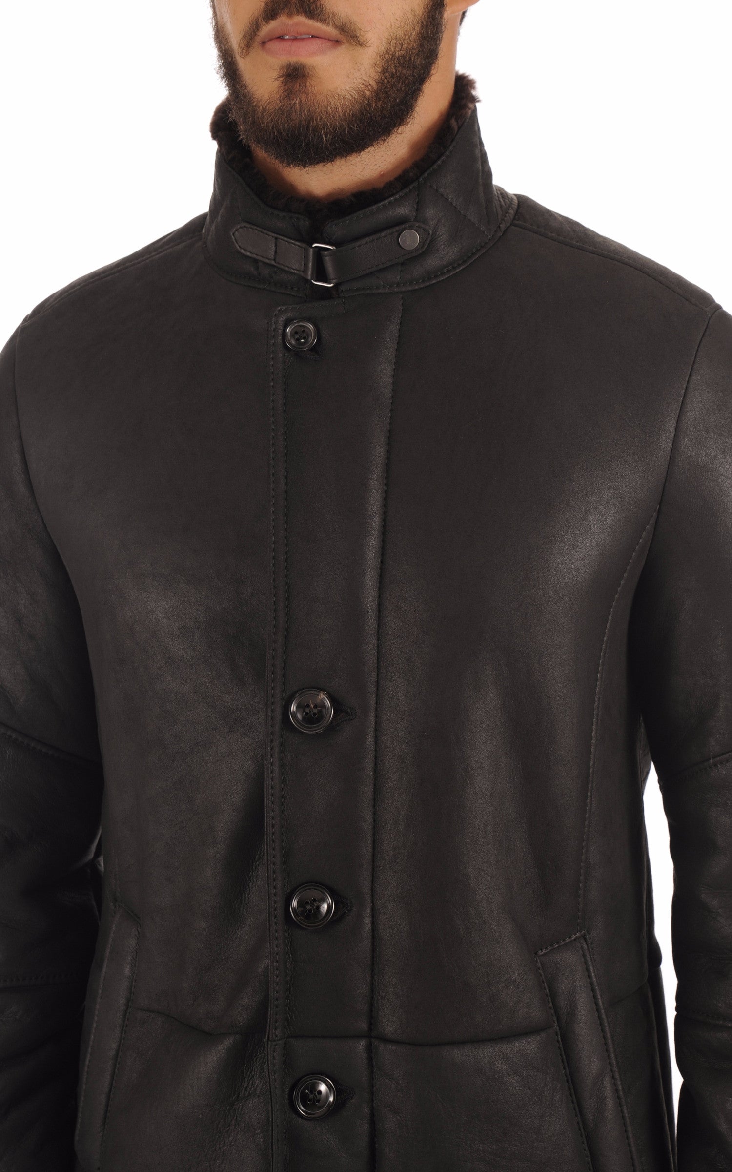 A "ANTHONY" Noir Christ 3/4 Homme details photo