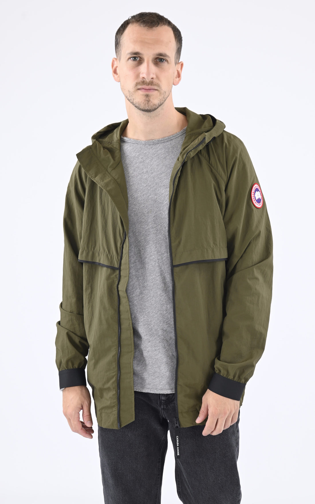 A "FABER HOODY 2440M" Kaki Canada Goose Blouson Homme opened photo
