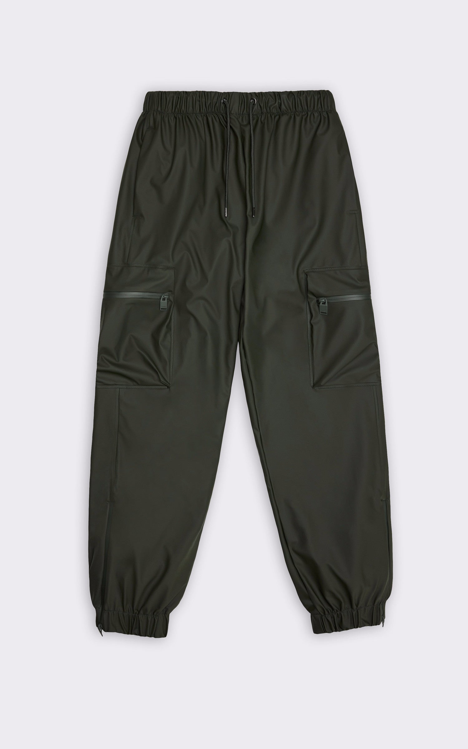 A "18850 PANTS CARGO REGULAR" Vert Rains Pantalon Femme details photo