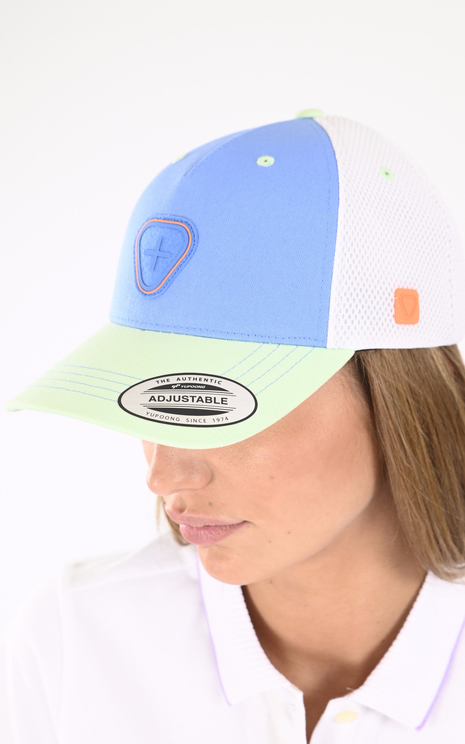 A "BILLY 2 TONES" Bleu Gertrude Casquette Mixte details photo