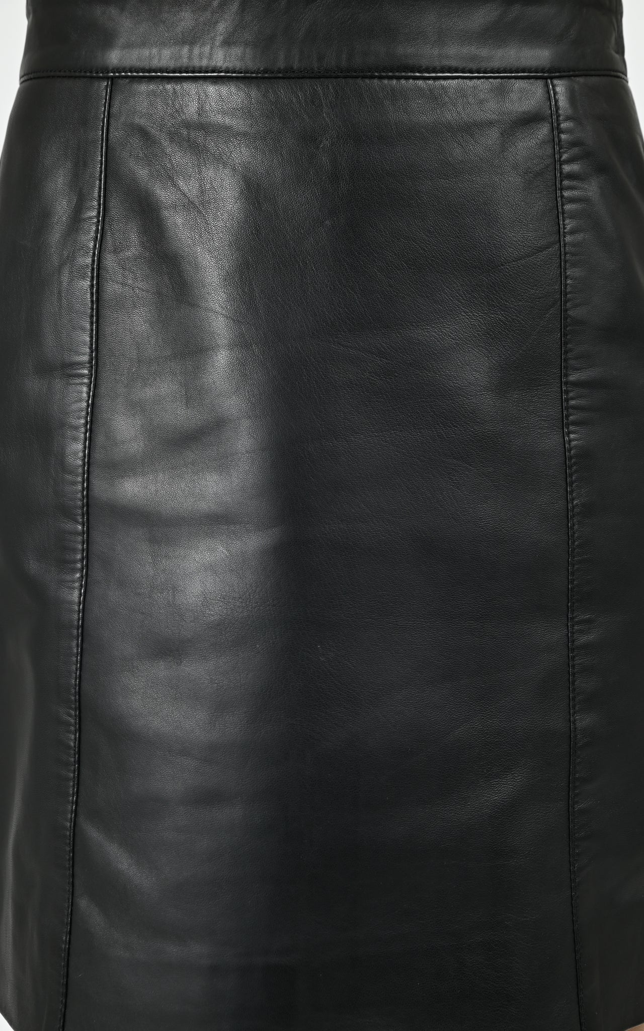 Jupe cuir Kenzane noir