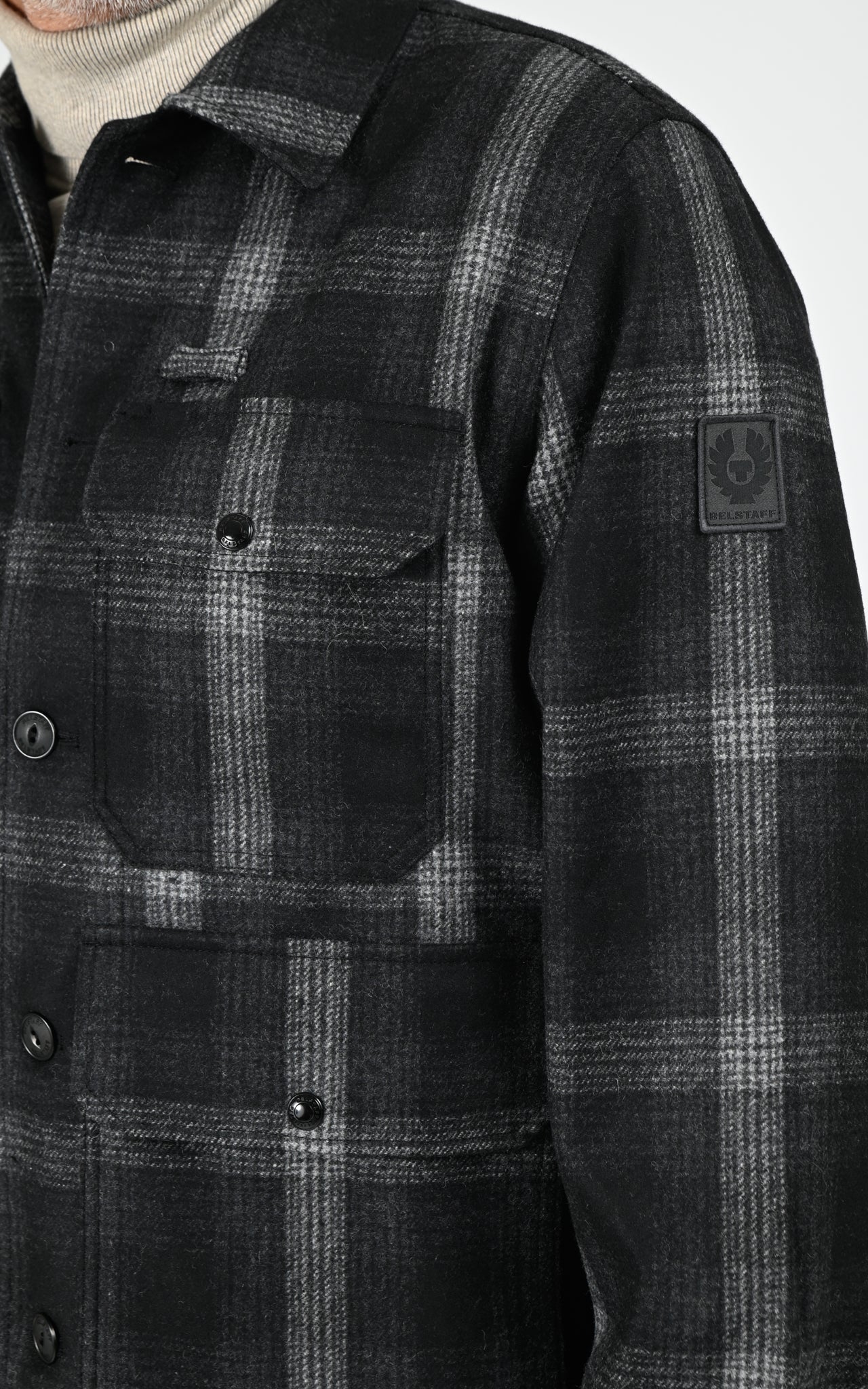 Surchemise laine Forge gris