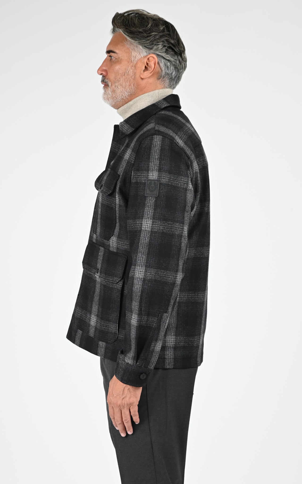 Surchemise laine Forge gris
