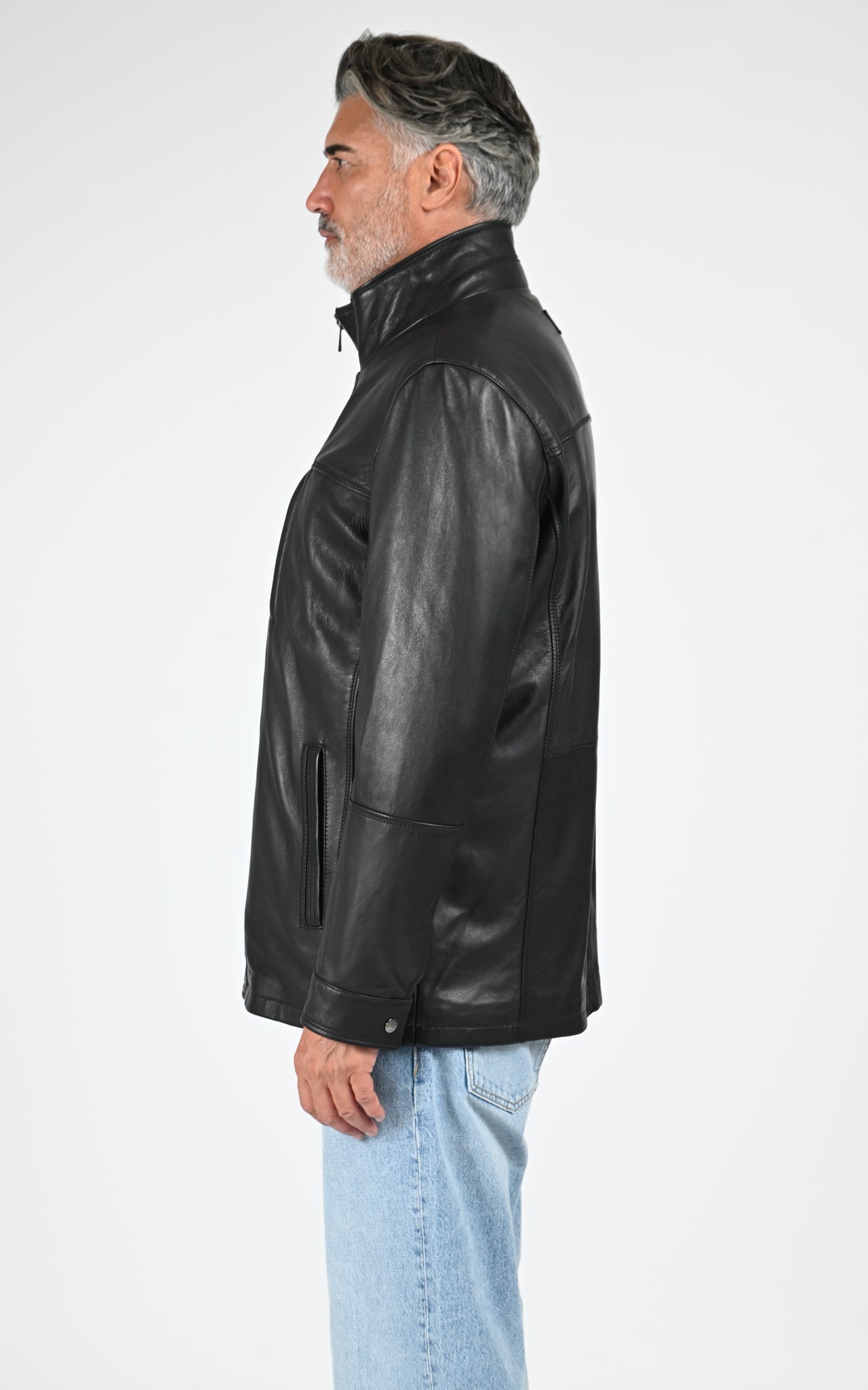 Surveste confortable cuir noir 3