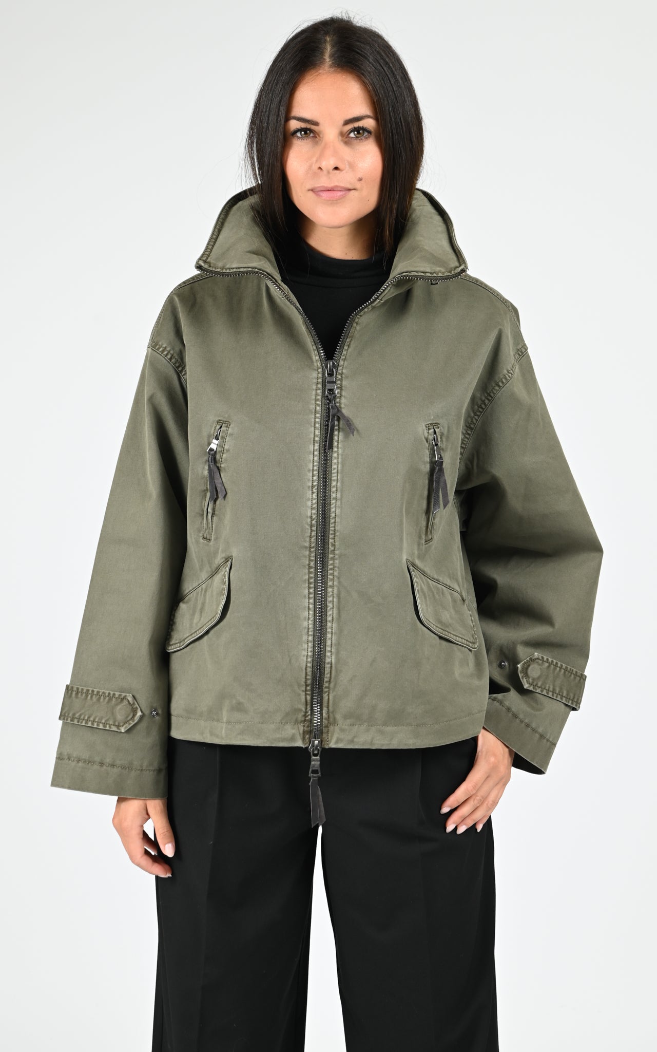 Veste toile army Mendes kaki