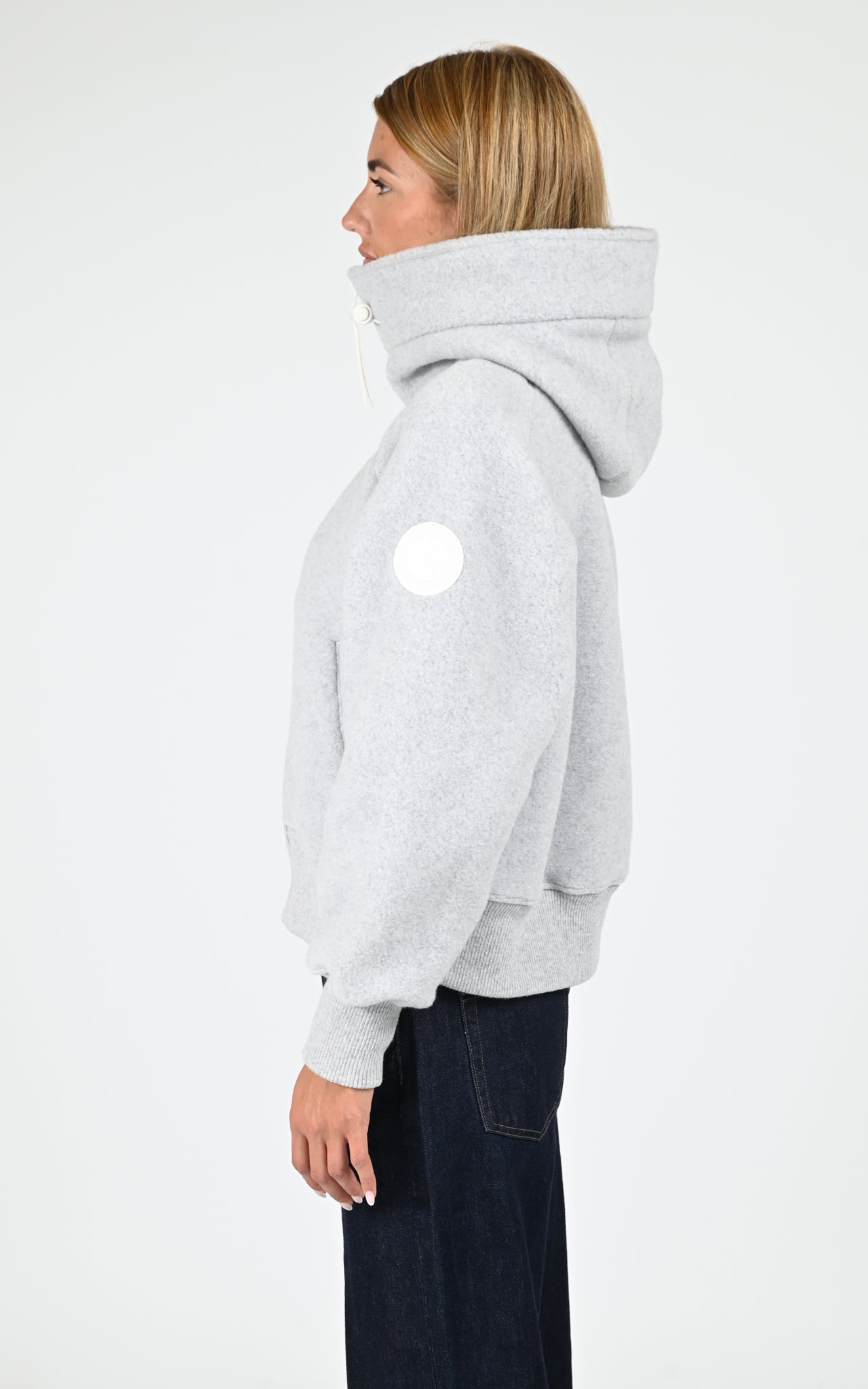 Blouson à capuche polaire Kind Chilliwack gris