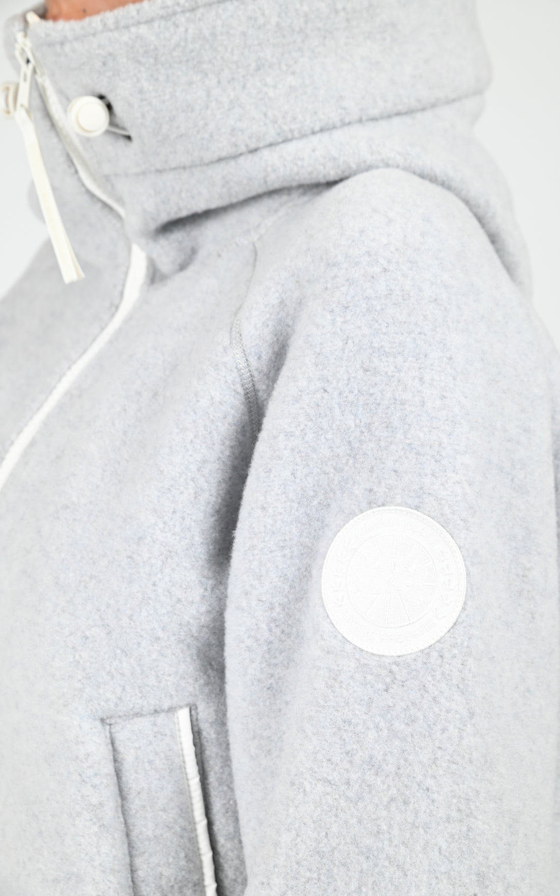 Blouson à capuche polaire Kind Chilliwack gris