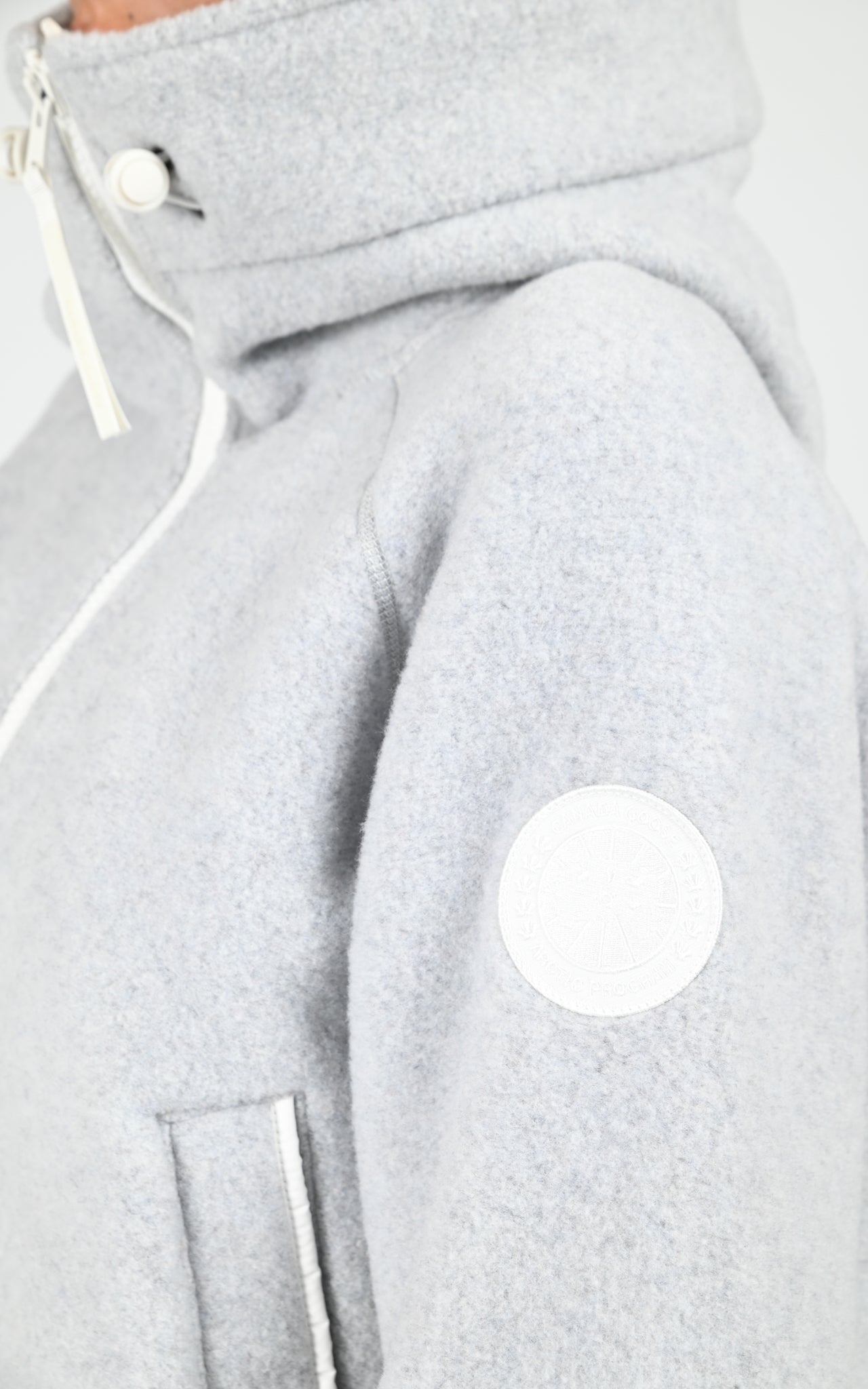 Blouson à capuche polaire Kind Chilliwack gris