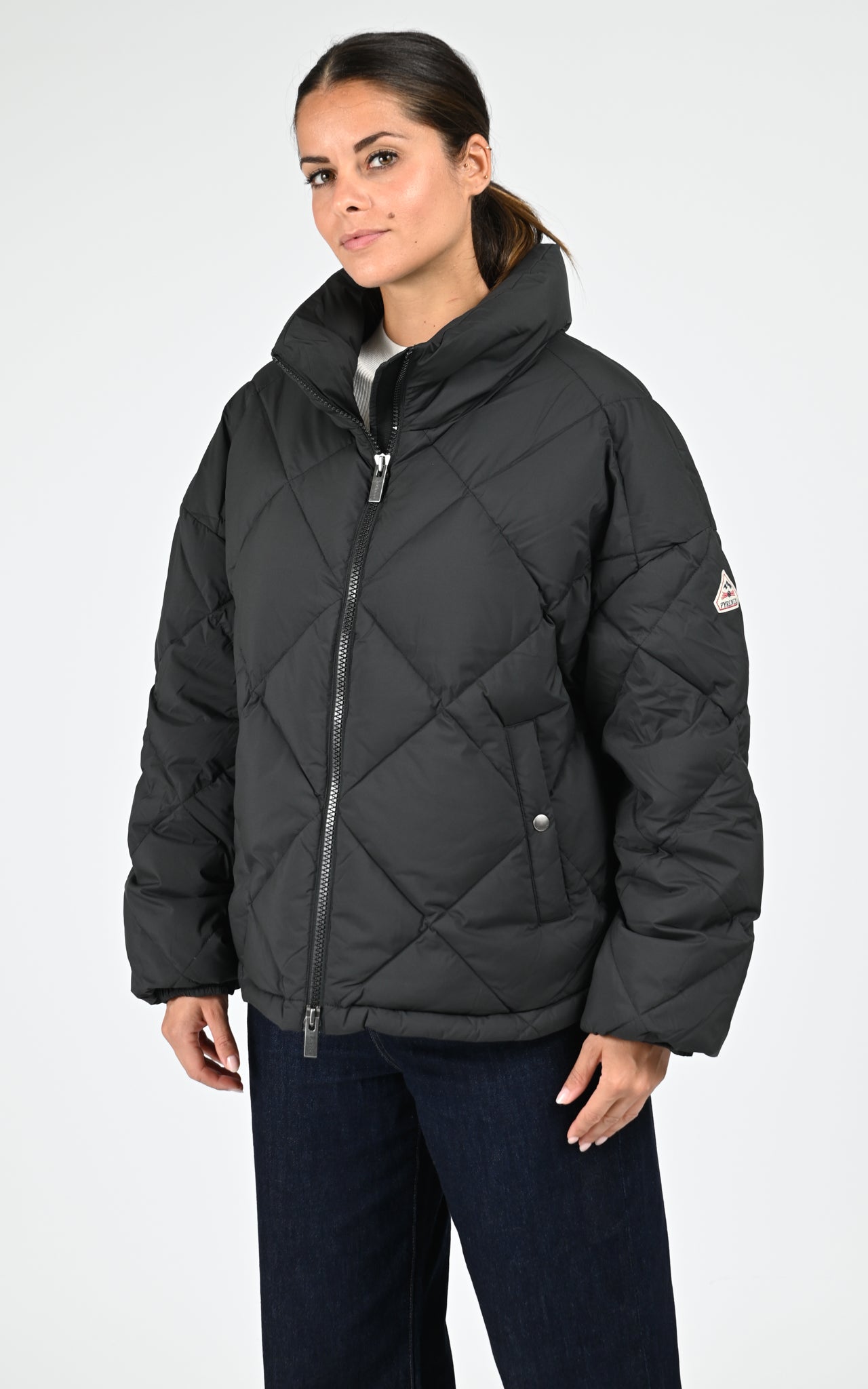 Doudoune oversize Adele noir 1