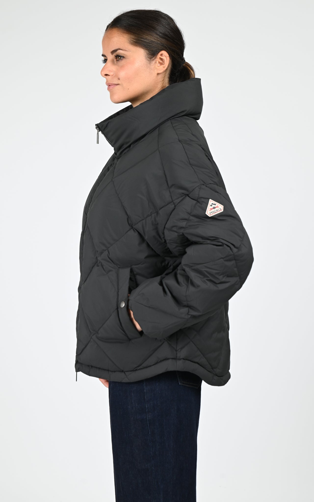Doudoune oversize Adele noir