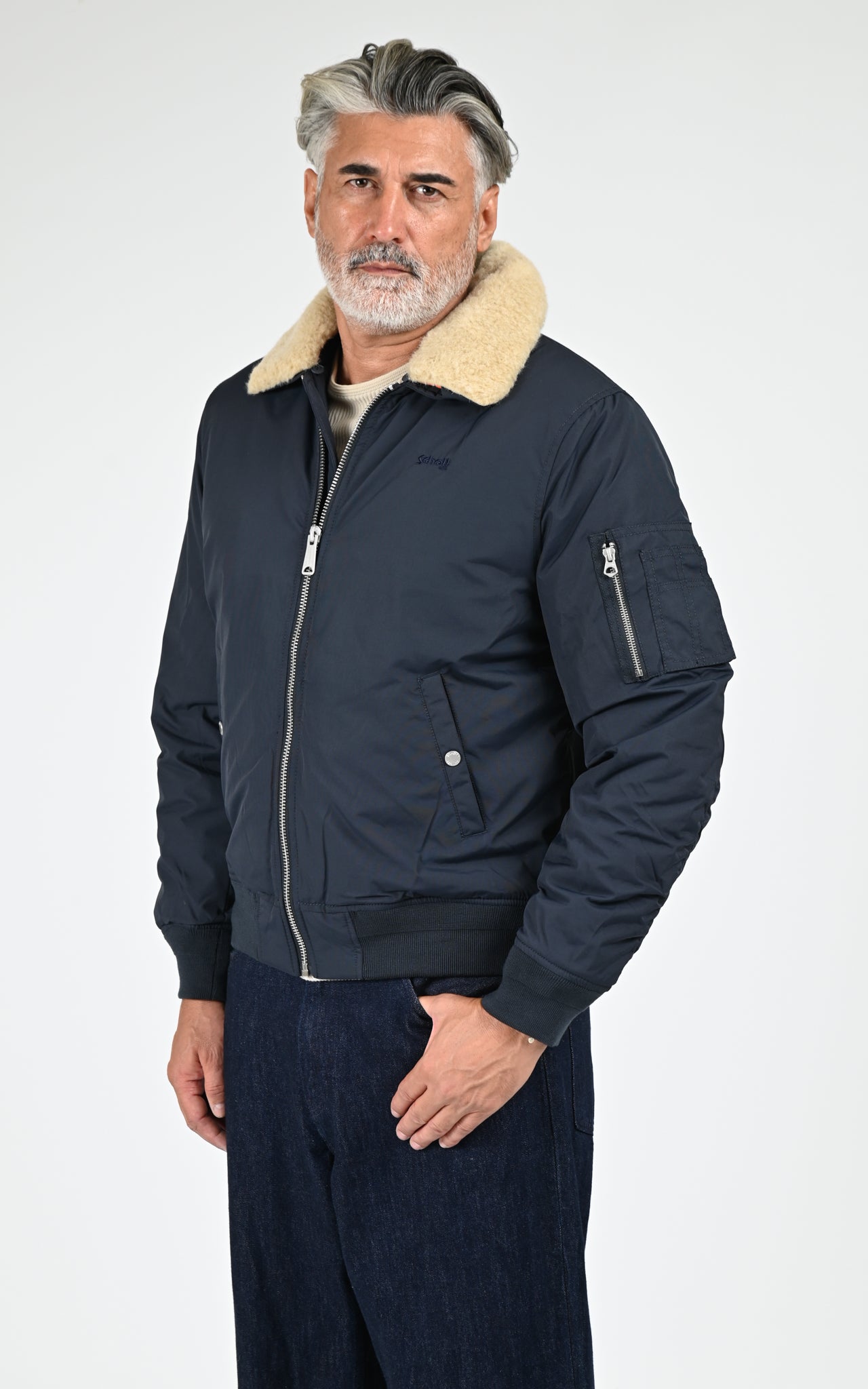 Bomber AIRKRAFT 2 bleu marine 1