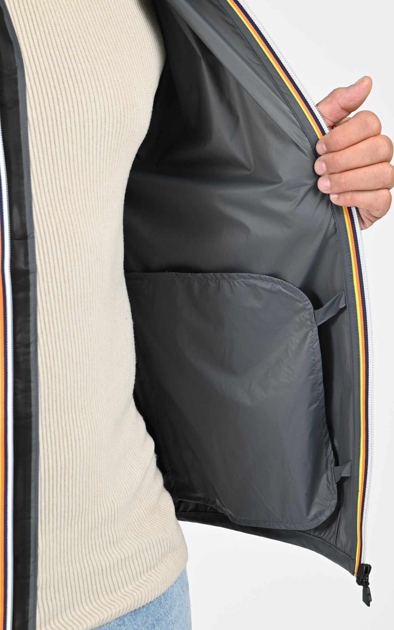 Coupe-vent Le Vrai Claude 4.0 mixte gris 5