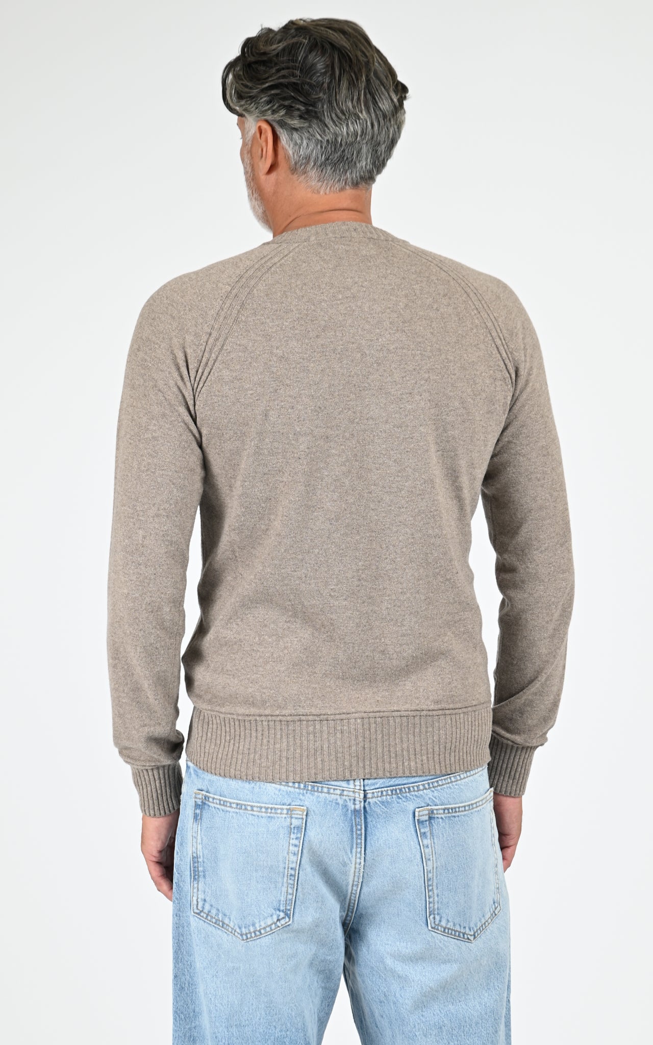 Pull laine Sebas taupe