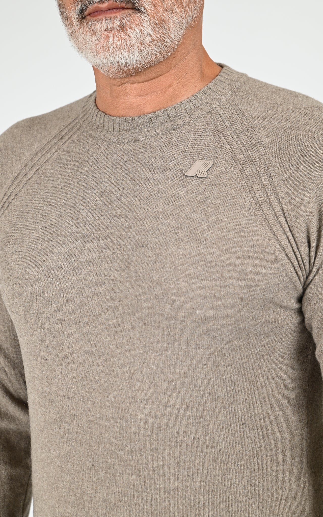Pull laine Sebas taupe