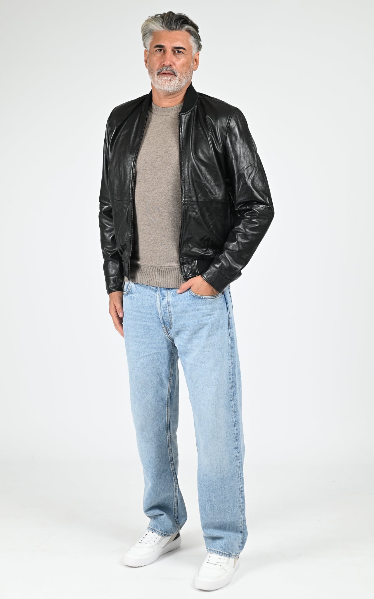 Pull laine Sebas taupe