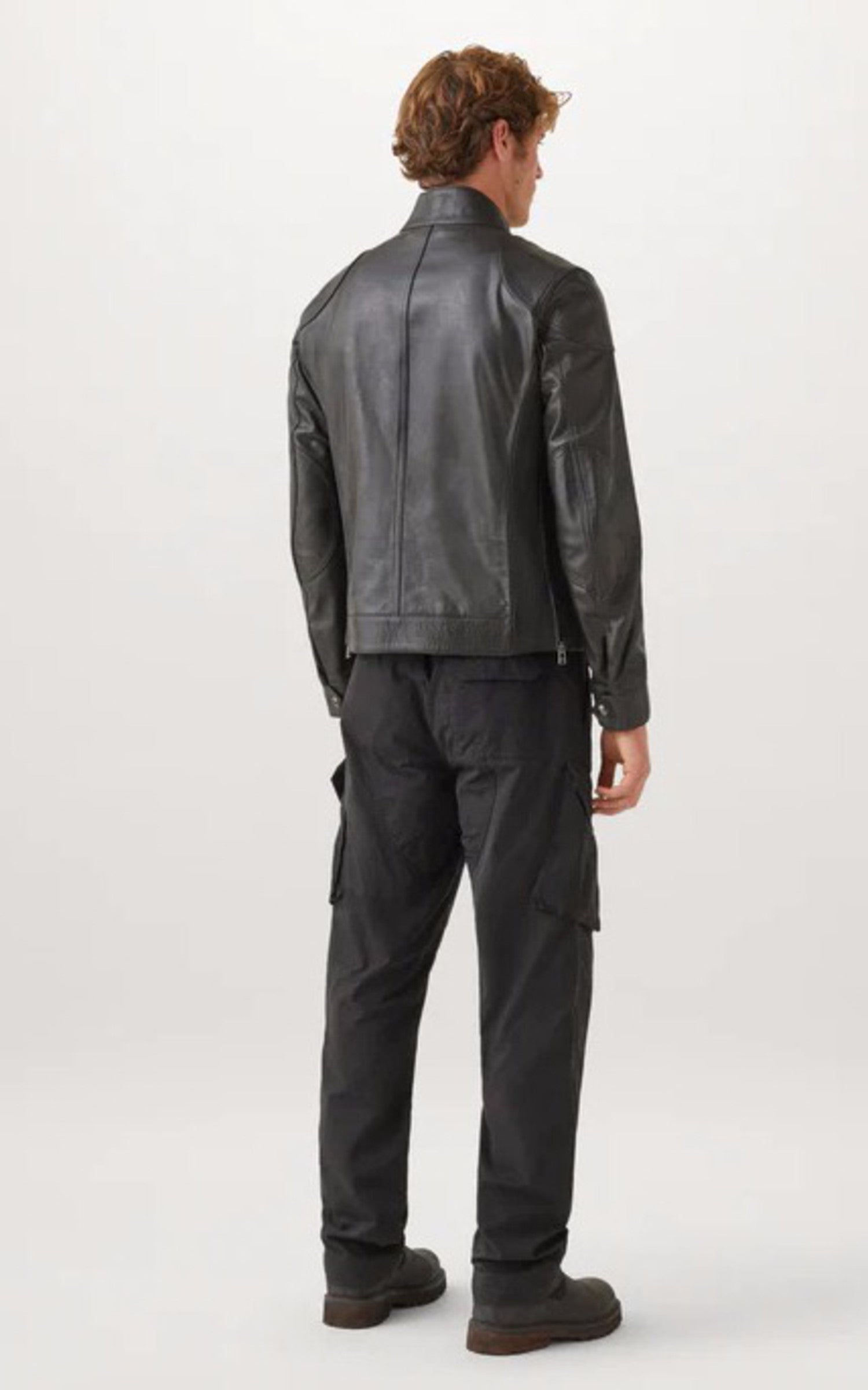 A "GANGSTER 100035" Noir Belstaff Blouson Homme interior photo 3