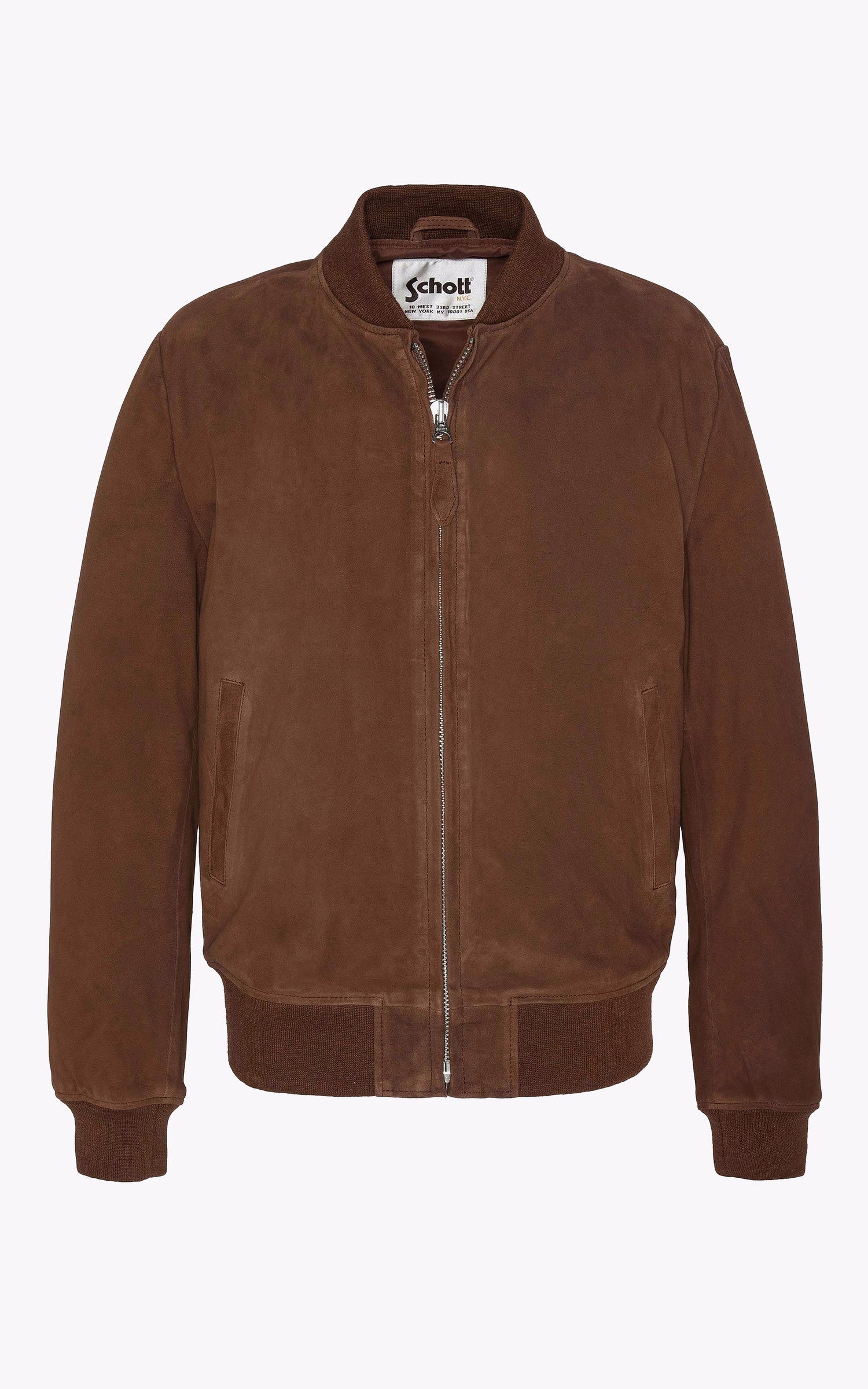 Teddy daim LC300 cognac Schott La Canadienne - Main Image