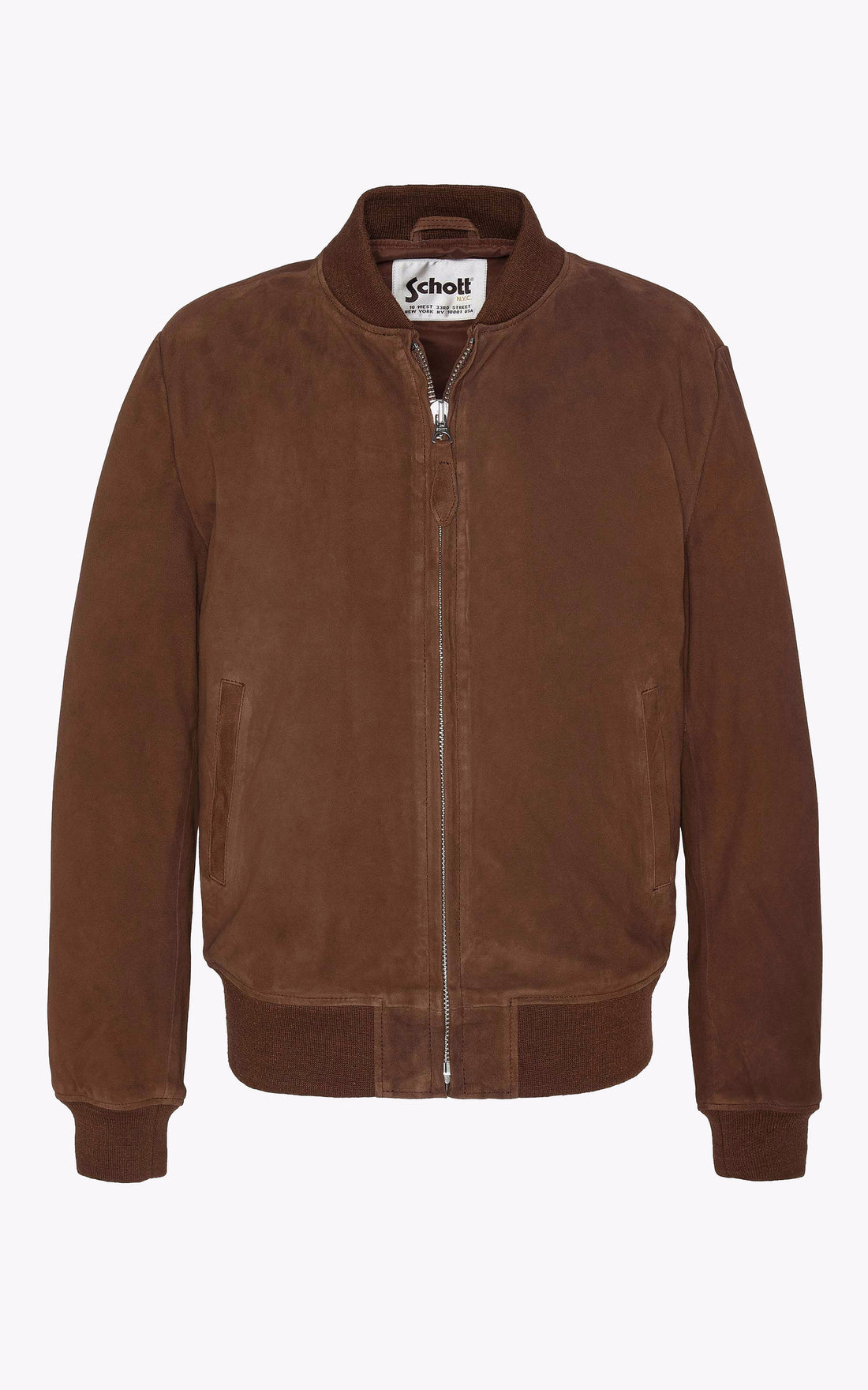 A "LC300" Marron Schott Blouson Homme opened photo