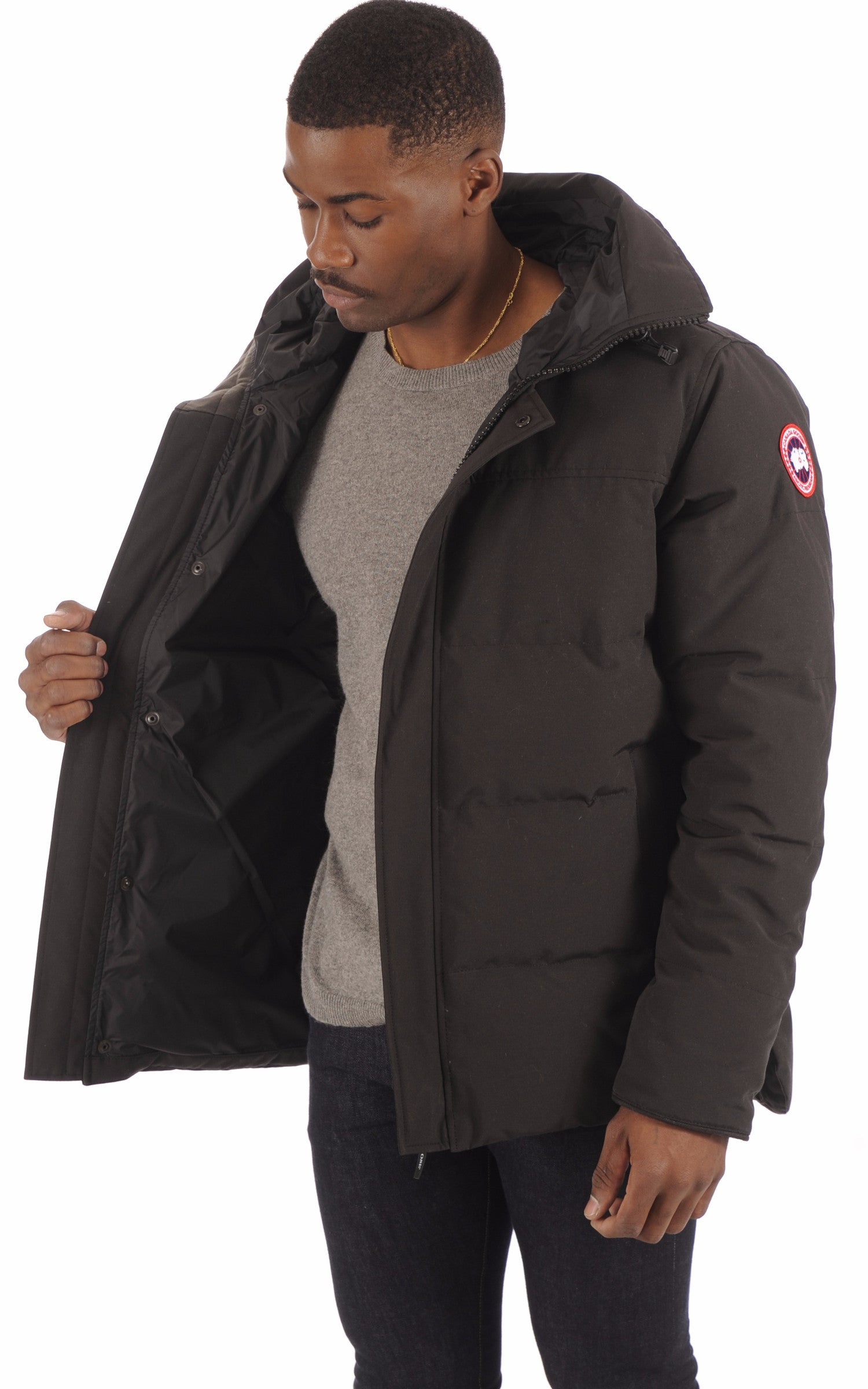 A "MAC MILLAN 3804M" Noir Canada Goose 3/4 Doudoune Homme interior photo