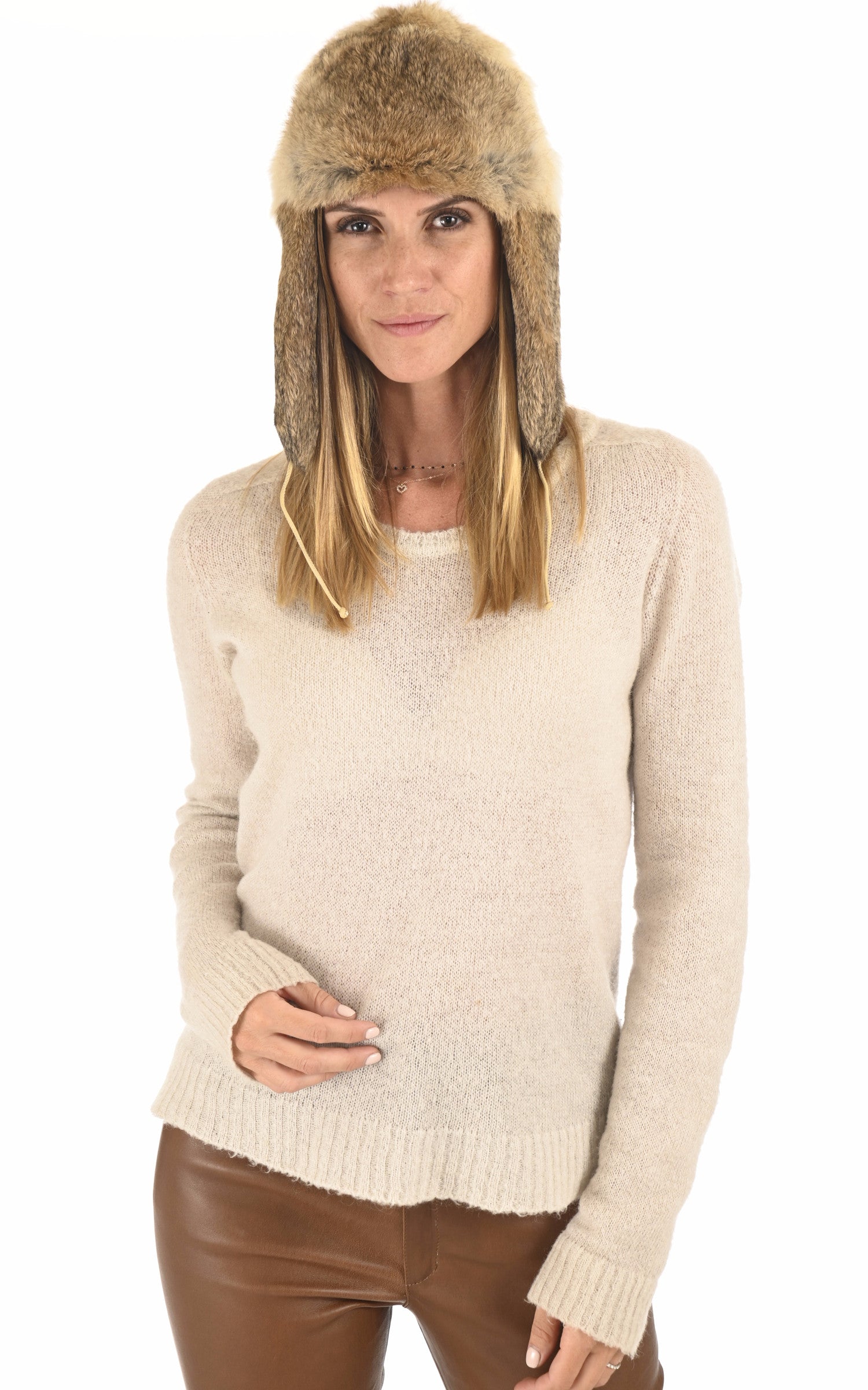 A "MARYLA" Beige Helma Chapka Mixte closed photo 2