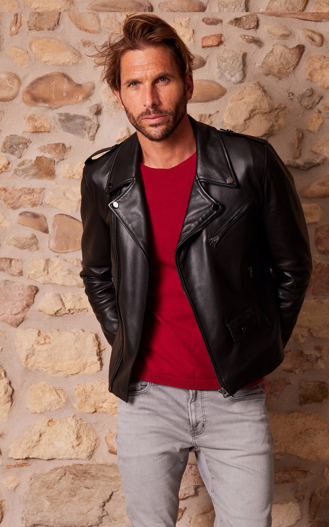 A "SCARO FF" Noir La Canadienne Perfecto Homme opened photo