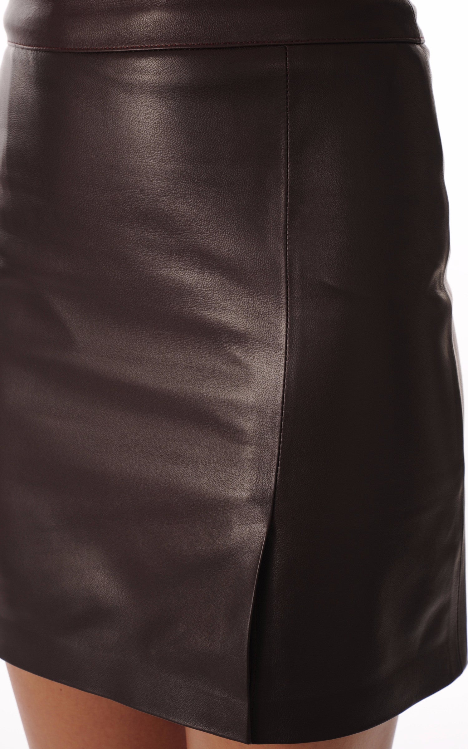 A "JADE FF" Lie de vin La Canadienne Jupe Femme details photo