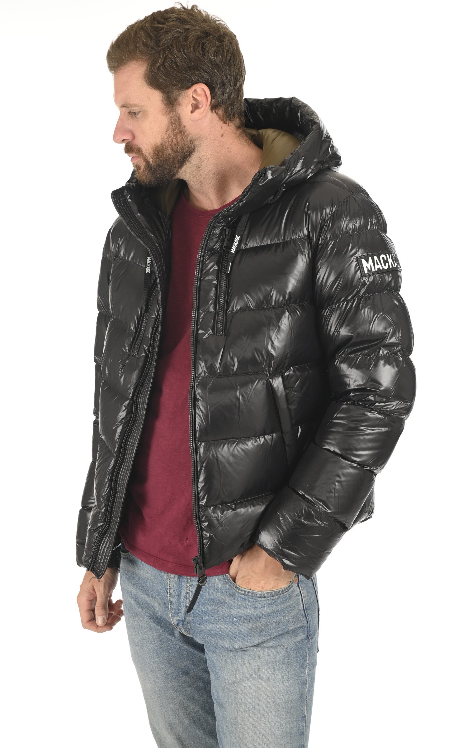 A "VICTOR" Noir Mackage Bl Doudoune Homme opened photo