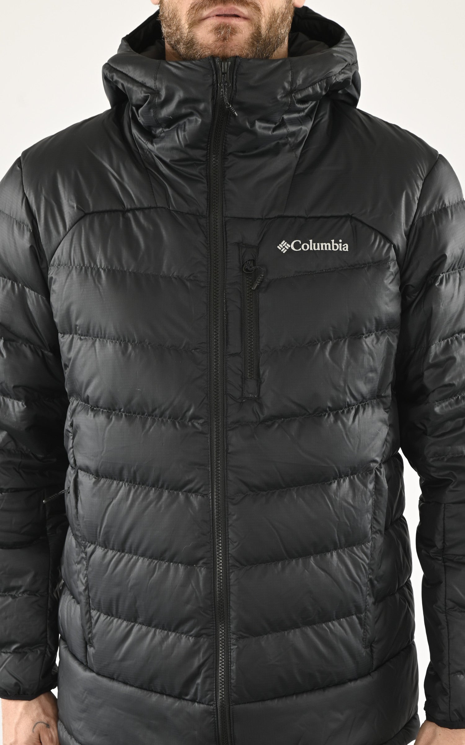 A "AUTUMN HOODED 1930241" Noir Columbia Bl Doudoune Homme details photo
