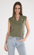 A "SAONNE K2141JW" Vert K-Way T-shirt Femme opened photo