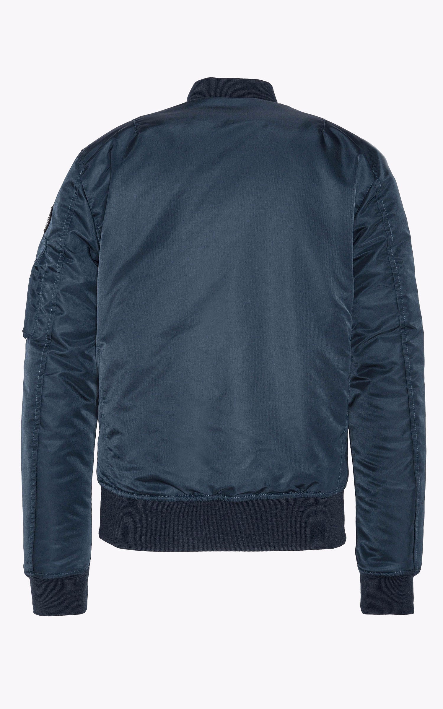 A "AIRFORCEWRS" Navy Schott Blouson Femme back photo