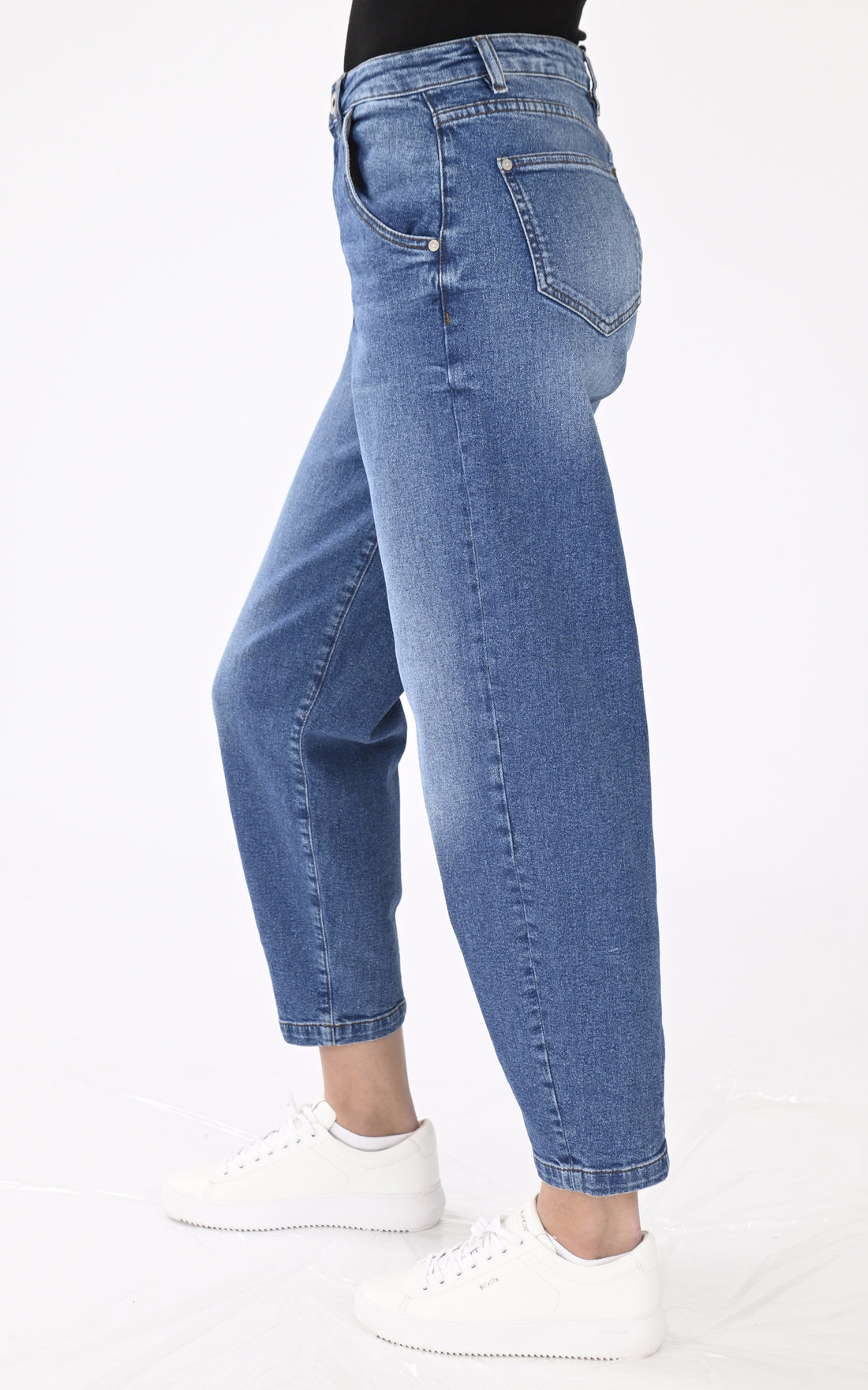 A "ORSON" Bleu Denim Studio Pantalon Femme closed photo
