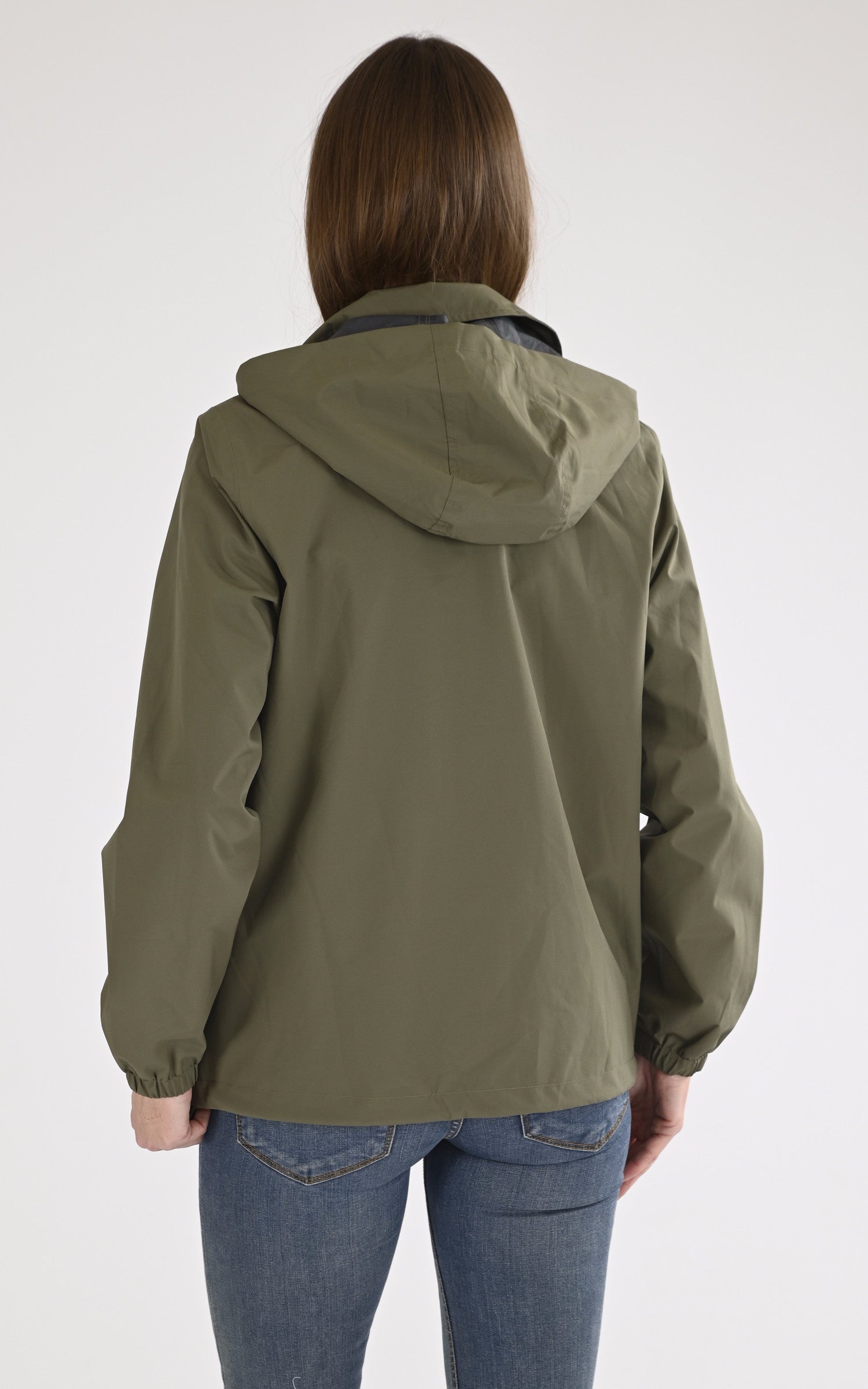 A "PLAISANCE 25004" Kaki Flotte Veste Mixte back photo