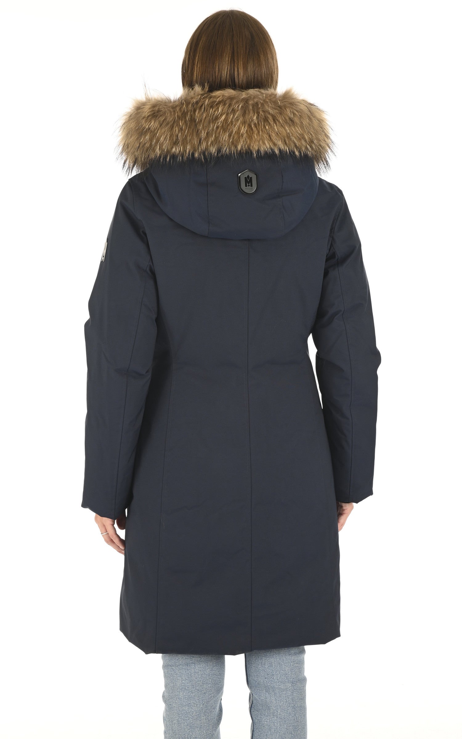 A "SHILOH-F" Navy Mackage 7/8 Doudoune Femme back photo 4