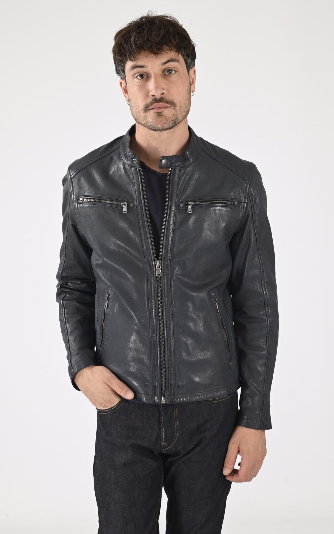 A "GAFINO 101843" Bleu Marine Daytona 73 Blouson Homme opened photo