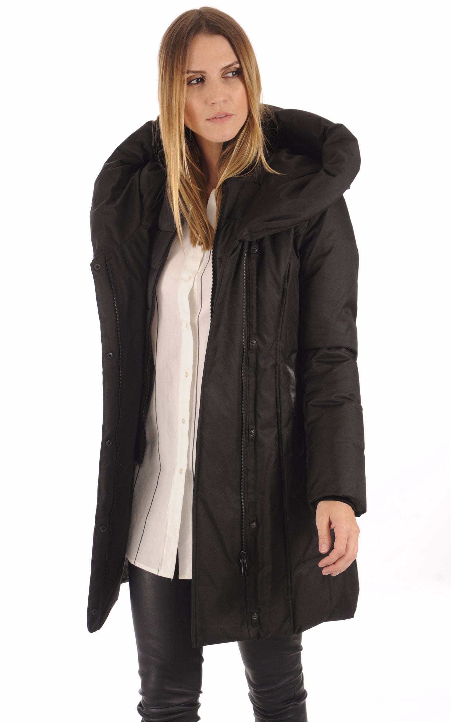 A "CAMELIA-C" Noir Soia & Kyo 3/4 Doudoune Femme opened photo 1