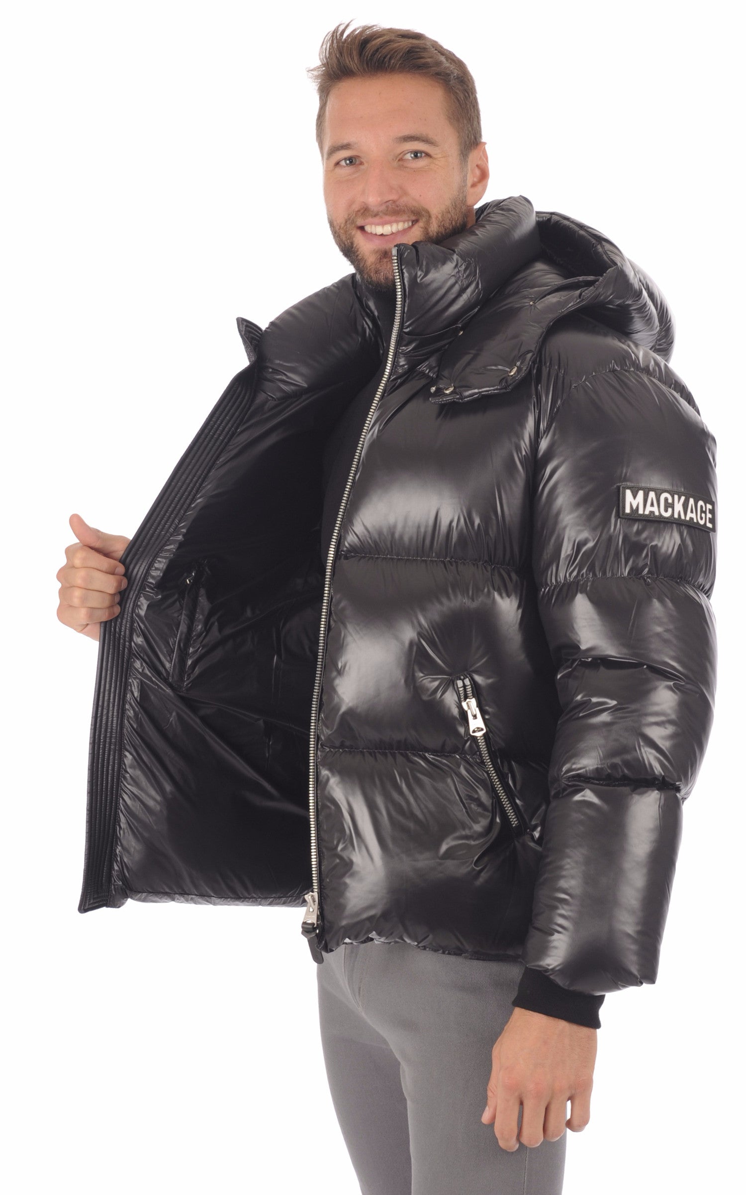 A "KENT-Z" Noir Mackage Bl Doudoune Homme interior photo 3