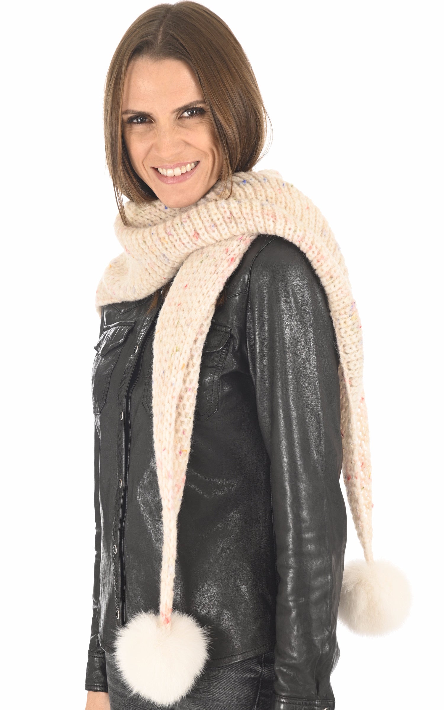 A "580/13" Craie Lea Clement Echarpe Femme interior photo 3