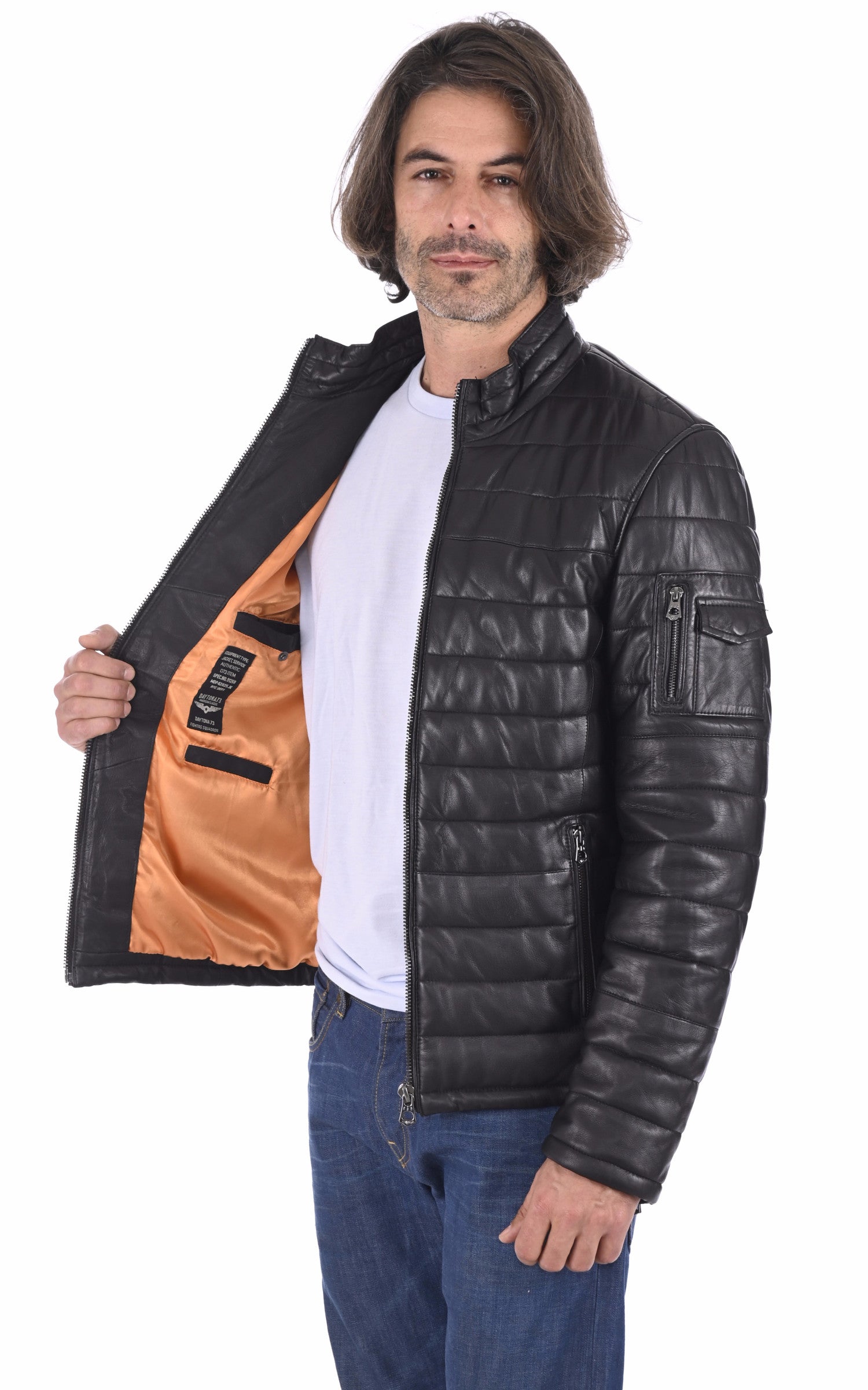 A "TRAVIS 100973" Noir Daytona 73 Bl Doudoune Homme interior photo 3