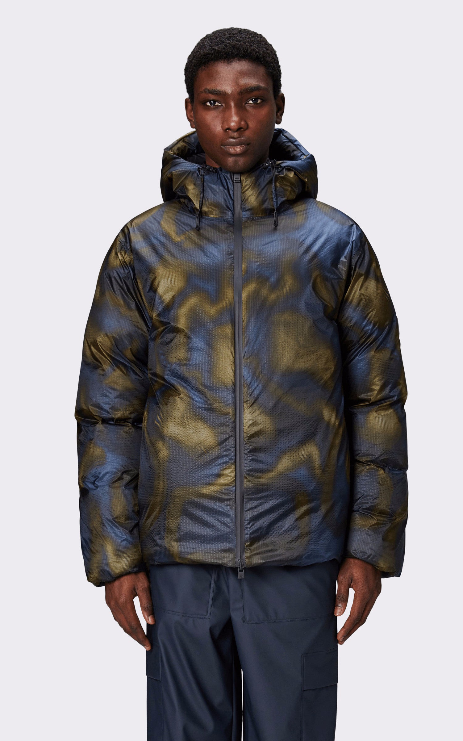 A "17000 KEVO PUFFER" Bleu Rains Blouson Mixte opened photo