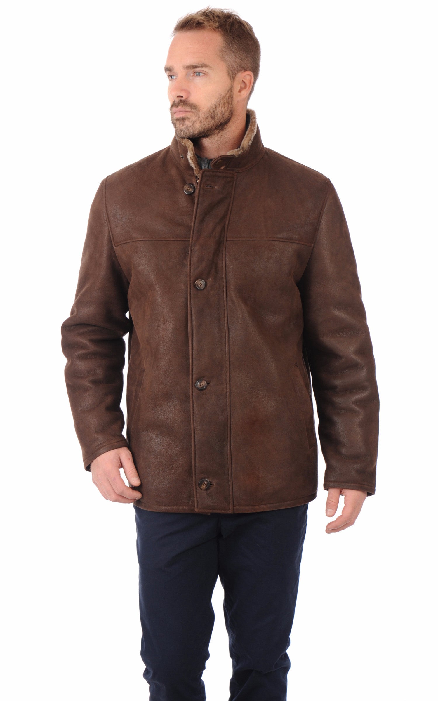 A "MARCO NAPP" Fauve La Canadienne 3/4 Homme closed photo