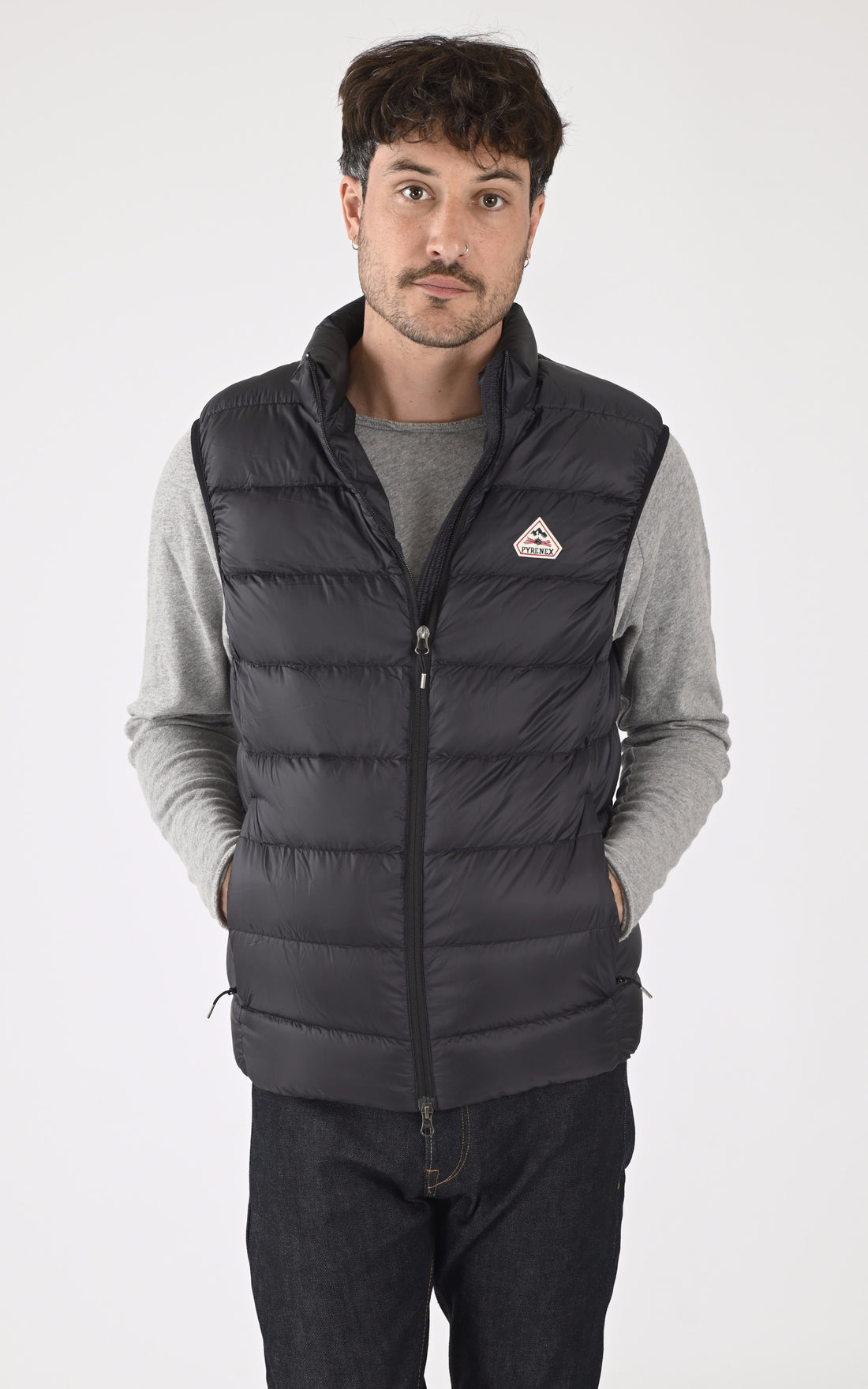 A "ARIAL VEST" Noir Pyrenex Bl Doudoune Homme closed photo