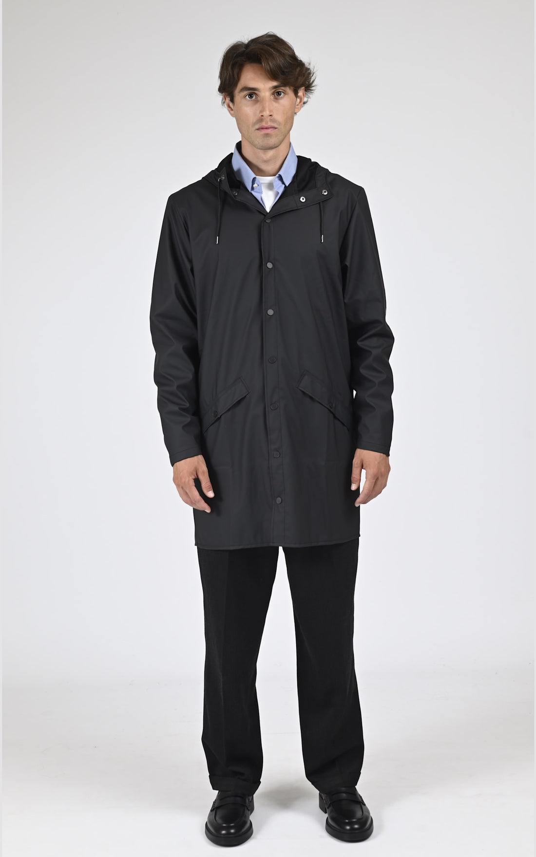 3/4 Textile Mixte Rains, modèle 12020 jacket de couleur noir