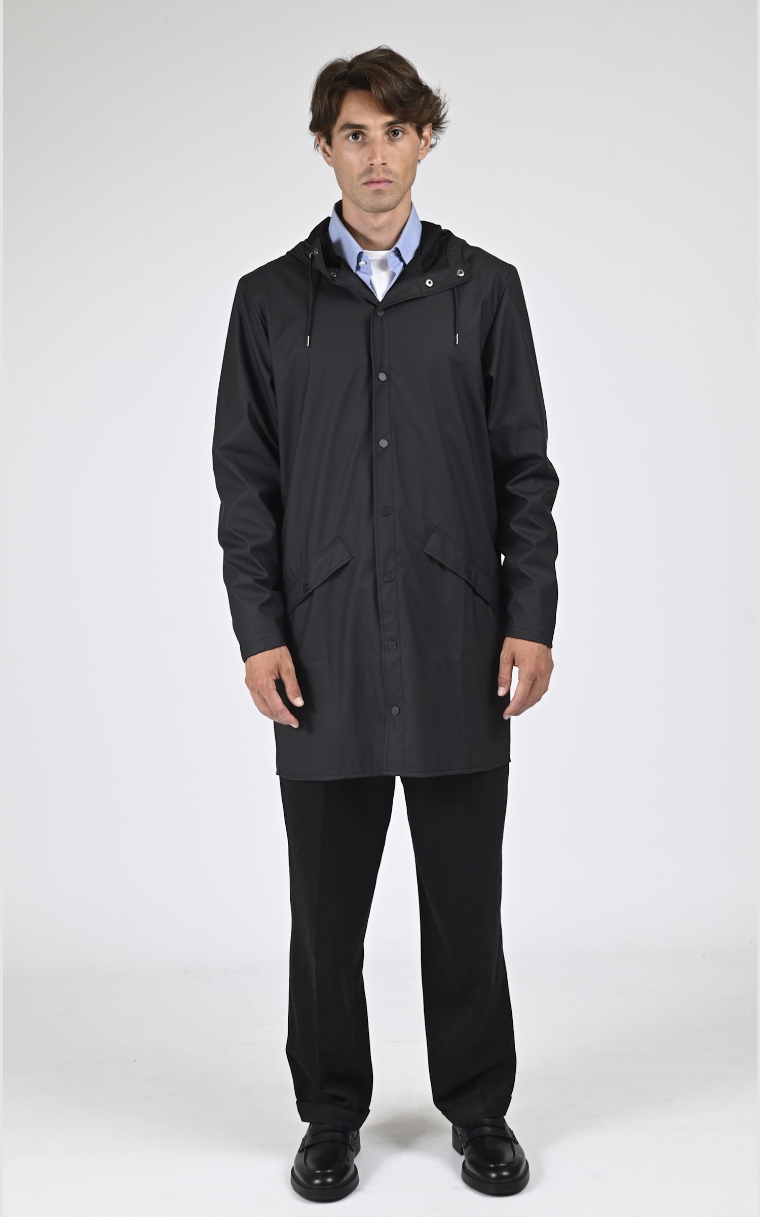 3/4 Textile Mixte Rains, modèle 12020 jacket de couleur noir 3