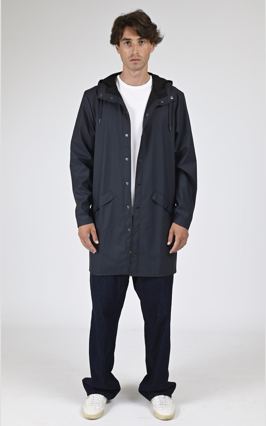 3/4 Textile Mixte Rains, modèle 12020 jacket de couleur bleu