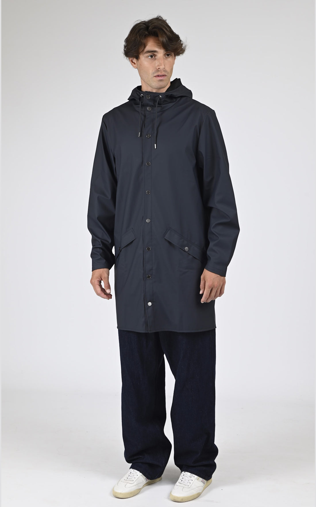 3/4 Textile Mixte Rains, modèle 12020 jacket de couleur bleu