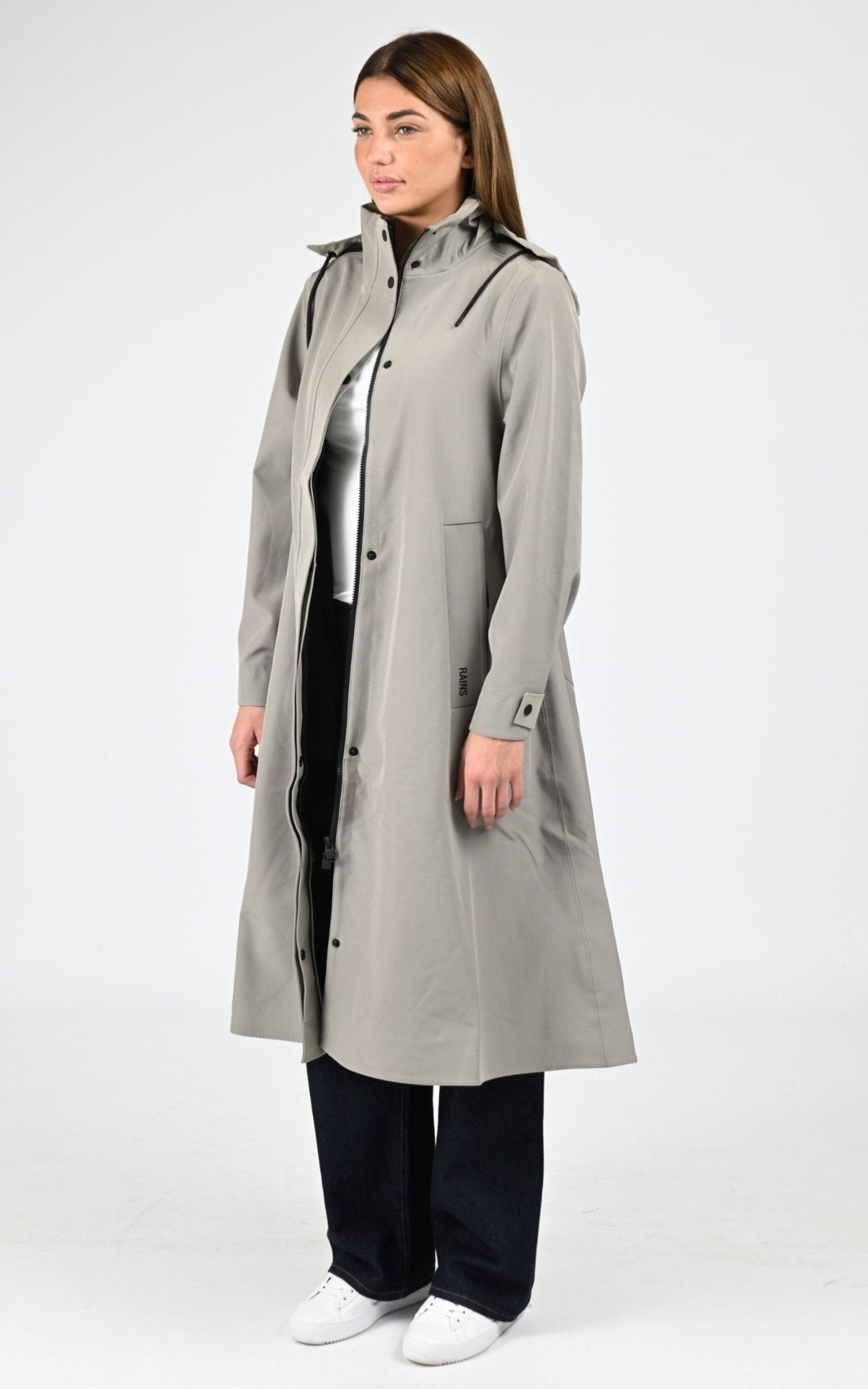 Blouson Textile Femme Rains, modèle 12500 suva a-line w3t2 de couleur drift 108