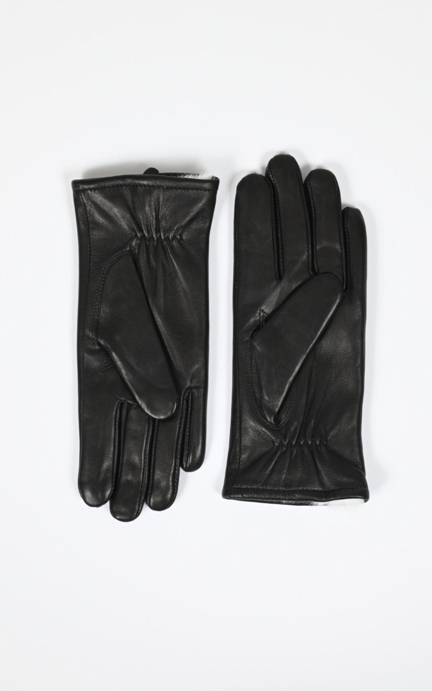 Gants Cuir Femme La Canadienne, modèle 127-w de couleur black
